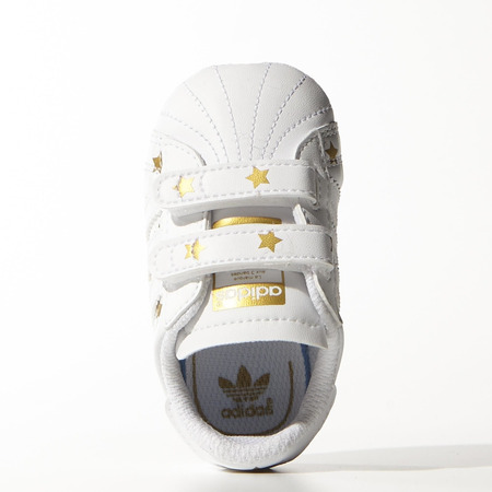 Original Baby Schuhe Superstar Crib (weiß/gold)