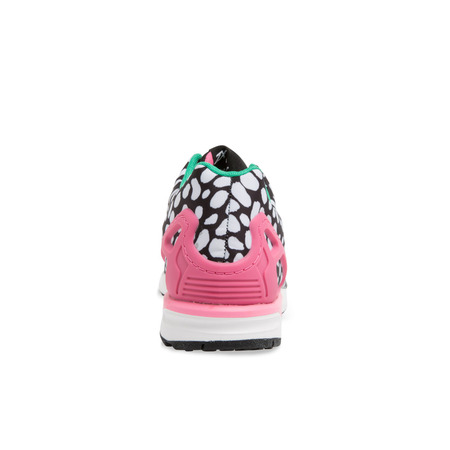 Original Adidas ZX FLUX W "Fleck White" (schwarz/rosa/grün)