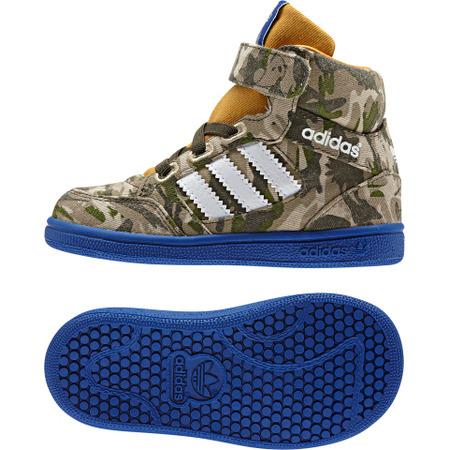 Original Adidas Pro Play CF Baby (camuflaje/azul/blanco)