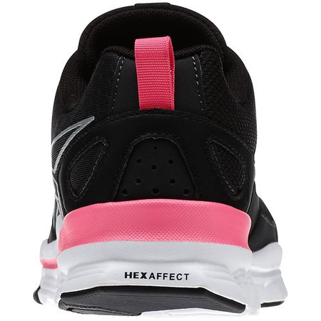 Reebok Hexaffect Run Mujer (negro/blanco/rosa)