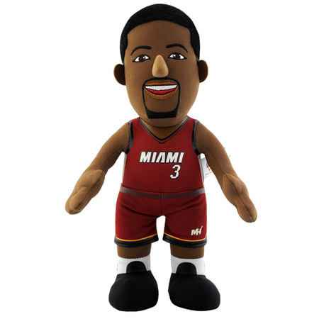 Figura Dwyane Wade # 3 Miami Heat Bleacher Creatures (granate/blanco)