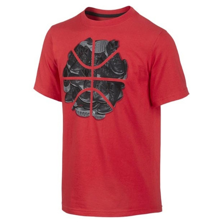 Camiseta Niño Nike Schuh Ball (679/rojo/gris)