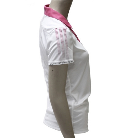 Adidas Polo Women Response Tennis (blanco/pink)