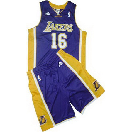 Pack Pau Gasol Lakers Niño (purple/yellow)