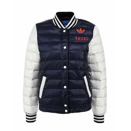 Original Knicks Varsity Damen Jacke (blaue Tinte/Weiß)