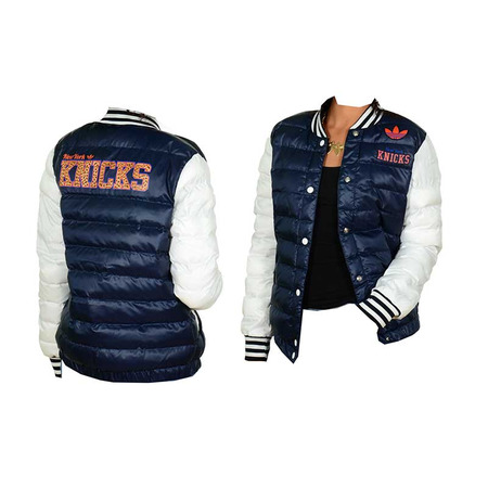 Original Knicks Varsity Damen Jacke (blaue Tinte/Weiß)