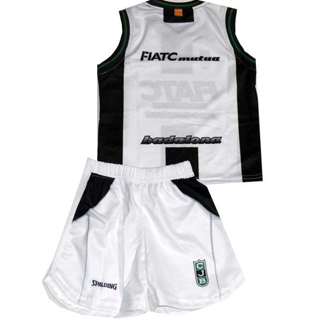 Pack Niño Joventut Badalona ACB 2a Equipación 2015/16 (blanco/negro/verde)