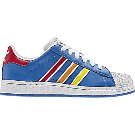 Adidas Superstar (36-40/azul/white/red)