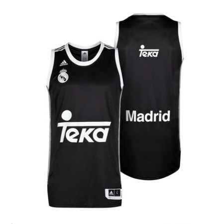 Adidas Camiseta Basilikum Replika 2a Equipación Real Madrid 2014/15 (schwarz/weiß)