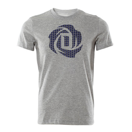 Adidas T-Shirt D-Rose Logo (gris/azul)