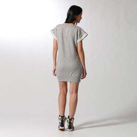 Reebok Klassisches Kleid Frau Felpa (gris)