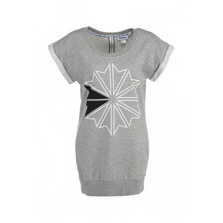 Reebok Klassisches Kleid Frau Felpa (gris)