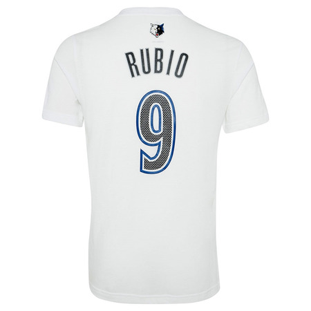 Adidas Camiseta Niño NBA Spielzeit Rubio No 9 (weiß)