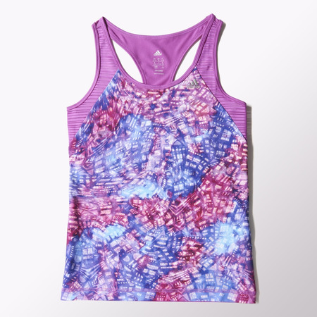 Adidas Camiseta Tirantes Niña Garderobe Fitness (Fucsia/morado/naranja)