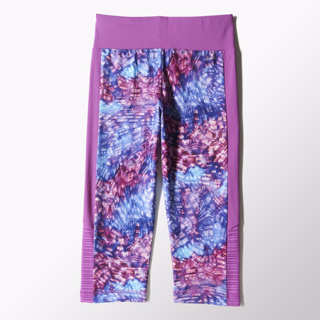 Adidas Mallas Niña Infinite Serie 3/4 (Fucsia/morado/naranja)