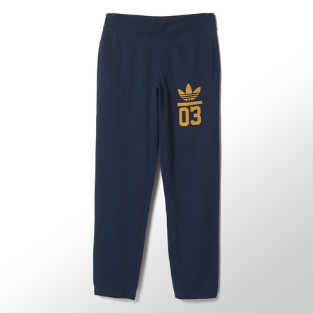 Original Adidas 3Foil Sweat Pants (marine/gelb)
