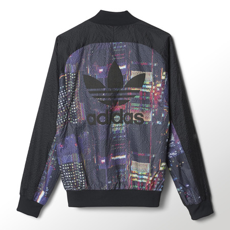 Original Adidas Damen Jacke Tokyo Superstar (schwarz/multicolor)