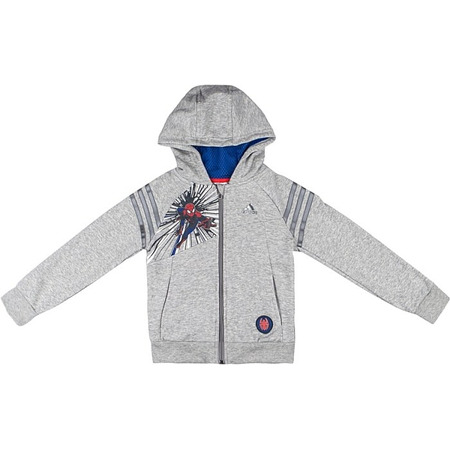 Adidas Chándal Capucha Marvel Spider-Man FZ (gris/griscuro)