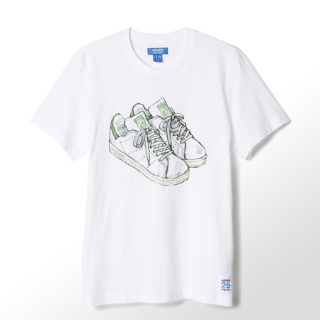 Original Adidas T-Shirt 25 Stan By Nigo (weiß)