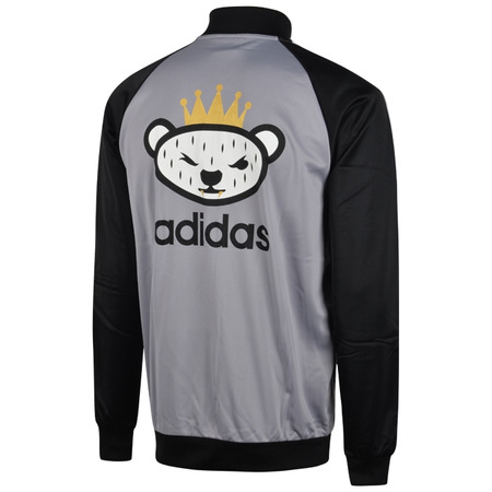 Original Adidas Jacke Superstar 25 Bear TT von Nigo (gris/schwarz/schwarz)