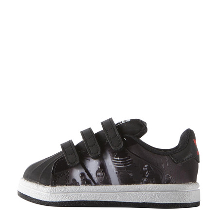 Adidas Originals Superstar Modern Star Wars Infantil (negra/blanco)