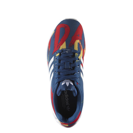 Original Adidas ZX Flux W "Paris" (blau/weiß/rot/orange)