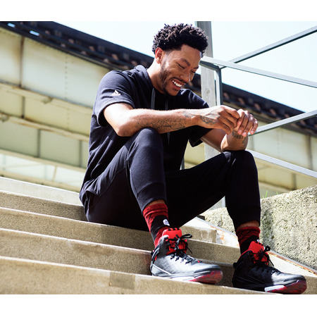 Adidas D Rose 6 Stiefel "Night" (schwarz/rot/weiß)
