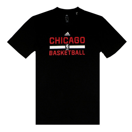 Adidas Camiseta NBA Wear Training HPS Spiel Chicago Bulls (negro)
