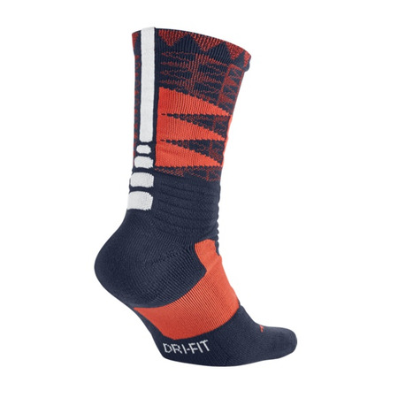 LeBron Hyper Elite Crew Socken (410/marine/orange/white)