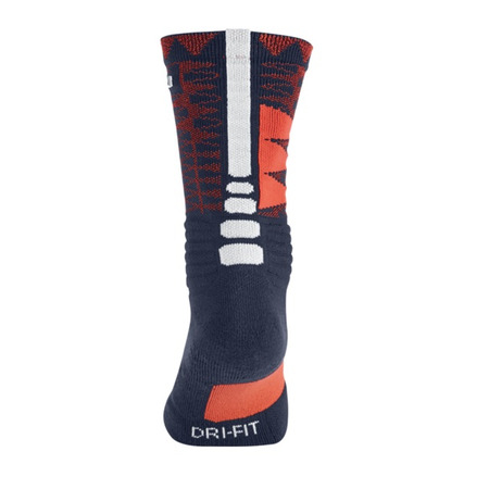 LeBron Hyper Elite Crew Socken (410/marine/orange/white)