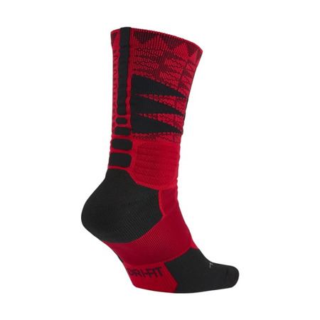 Calcetines LeBron Hyper Elite Crew (657/rojo/negro)