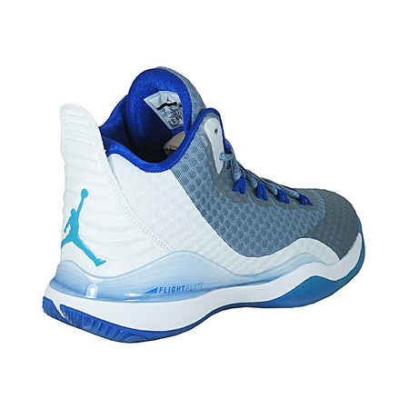 Jordan Super Fly 3 PO "Griffin Gauzy Grey"(115/White/Turquoise-Blue)