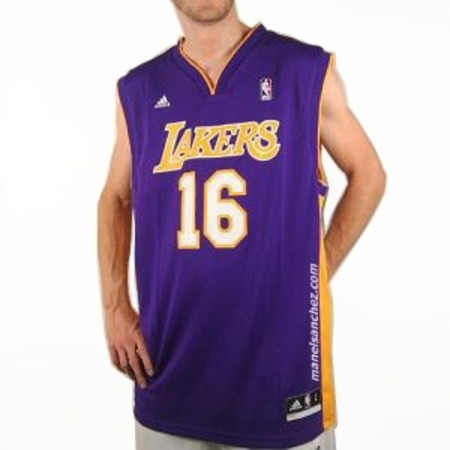 Adidas T-Shirt Réplica Gasol Lakers (purple)