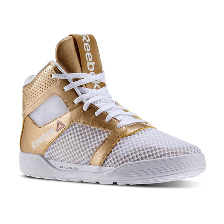 Reebok Frau Tanz Urtempo Mid (weiß/gold)
