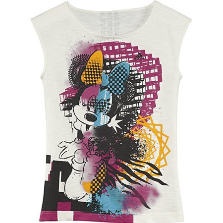 Adidas Camiseta Junge Mädchen Disney Minnie Tee(blanco/multicolor)