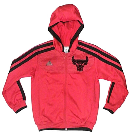 Juniorjacke Adidas Chicago Bulls (rot/schwarz)