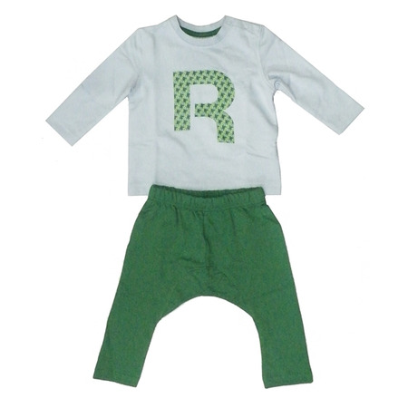 Reebok Chándal Bebé U Jogger Suit (celeste/verde)
