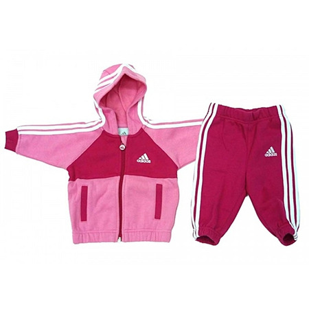 Adidas Teandal Inf J 3S FZ Jogge Trainingsanzug