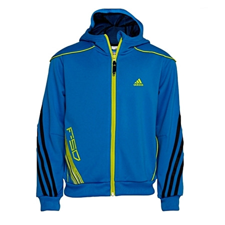 Adidas YB F50 Full Zip Shredder (blau/lima)