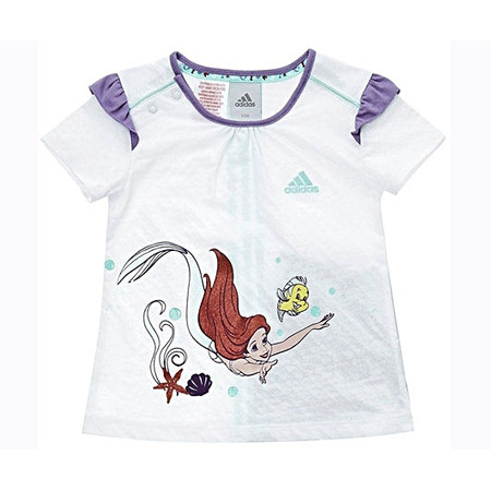 Adidas Chándal Baby Disney Sirenite (Blanco/Purpura)