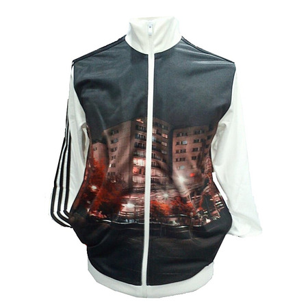 Adidas Hidden Court TT Jacke (weiß/schwarz)