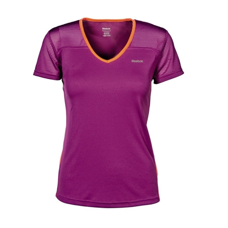 Reebok Camiseta Versa Cool Run Road (berenjena/vitamina C)