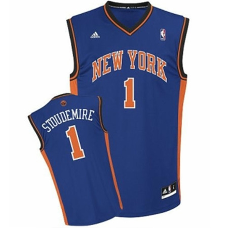 Adidas Camiseta Amar\\'e Stoudemire Knicks (azul/naranja)