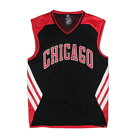 Adidas Camiseta Rev S/M Sum Run Chigaco Bulls (rot/schwarz)