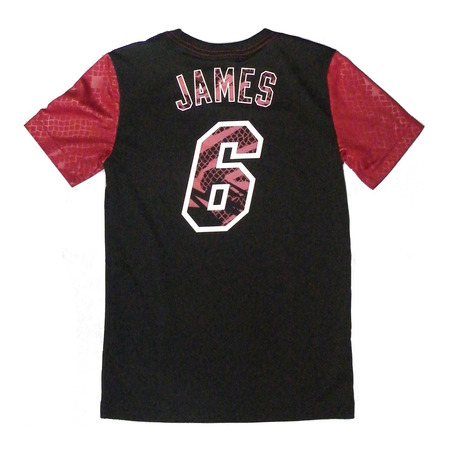 Adidas Camiseta Niño Sum Run Heat James No 6 (schwarz/burde)