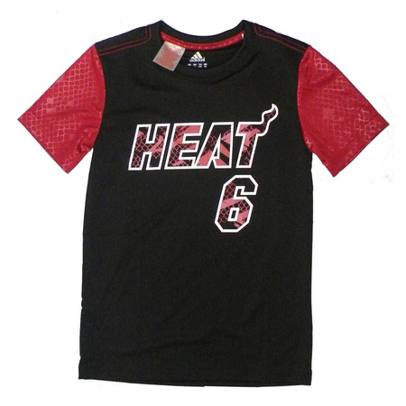 Adidas Camiseta Niño Sum Run Heat James No 6 (schwarz/burde)
