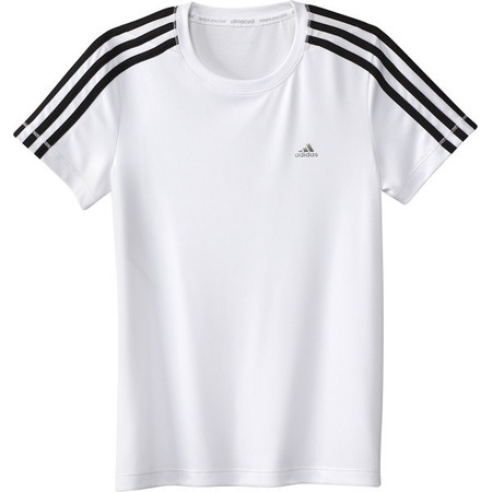 Adidas Junge Mädchen ClimaCool Tee (blanco)