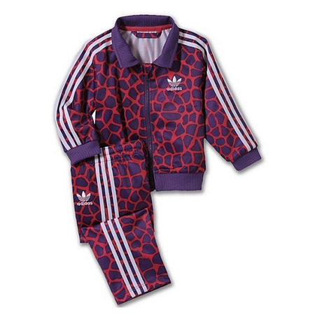 Adidas Chándal Inf Firebird Jiraffe (purpura/rosa)