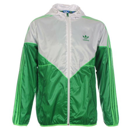 Adidas Colorado Windbreaker Jacke (weiß/grün/kalt)