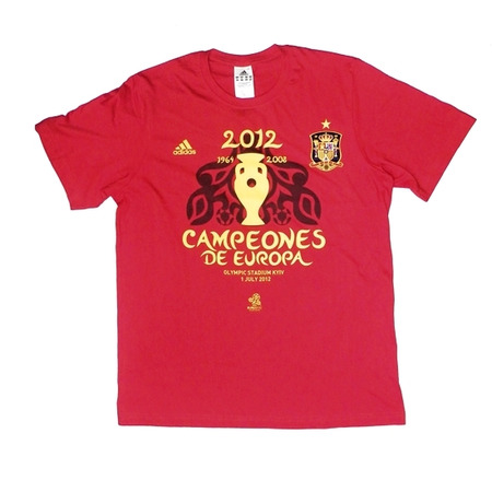 Adidas T-Shirt Champions von Euro 2012 (rot)